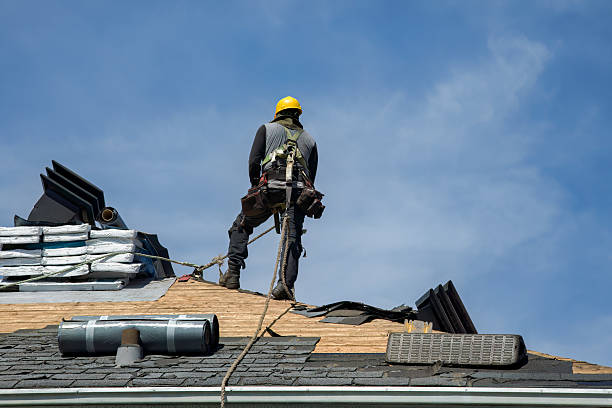 Professional Storm Damage Roof Repair technician working in Succasunna, NJ